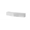 Conjunto de armários de sala Cama VIGO SLANT 6 branco/branco brilhante