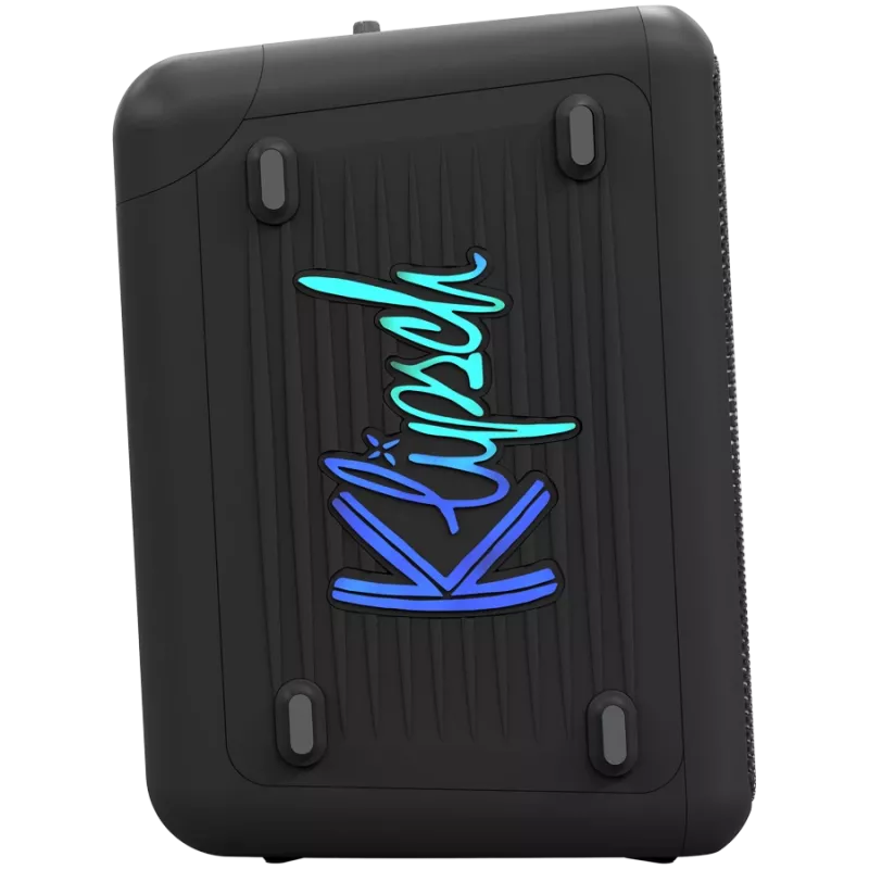 Altifalante de festa KLIPSCH Vegas — com fios e sem fios, woofer 13,3 cm, 49–20000 Hz, 95 dB, alimentado por bateria, preto