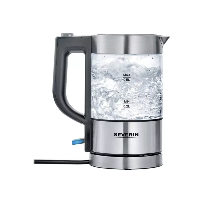 Severin WK 3472 chaleira elétrica 0,5 L prateado 1100 W (WK3472)