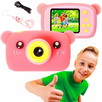 Câmara digital para crianças Extralink H25 rosa idade recomendada 3 anos