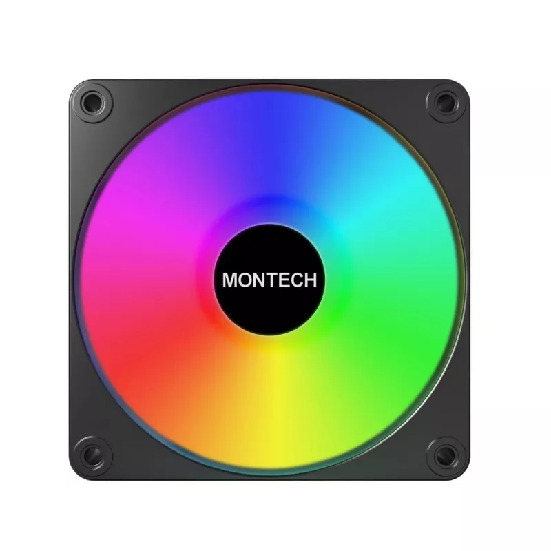 Módulo de ventoinha para caixa de computador Montech GF120R V2 ARGB 12 cm preto 1 unid.