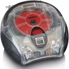 Rádio portátil com leitor de CD Lenco SCD-24TR — FM, saída de 4W, LCD, antena telescópica, alimentação por rede/pilhas, 6 pilhas C