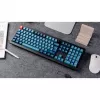 V6 Max, teclado gaming preto/azul-cinzento, layout DE, Gateron Jupiter Red, Hot-Swap, RGB