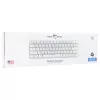 Teclado mecânico gaming White Shark Wakizashi WAKIZASHI-2-US-W-BLUE — layout US, switches azuis