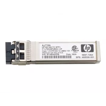 Módulo transceptor HPE 8Gb Short Wave Fibre Channel SFP+