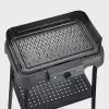 Grelhador elétrico de mesa SEVERIN PG 8596, 2000 W, grelha retangular, preto, botão rotativo