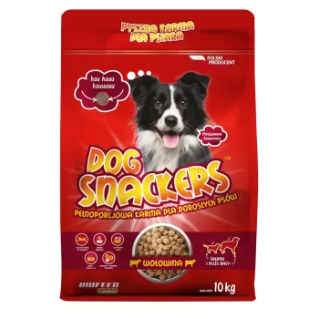 BIOFEED Dog Snackers Adult medium & large Beef - Alimento seco - 10 kg