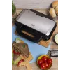 Sanduicheira Adler AD 3043, 1300 W, placas antiaderentes, 2 sanduíches, superfície de cozedura 285 × 152 mm, preta