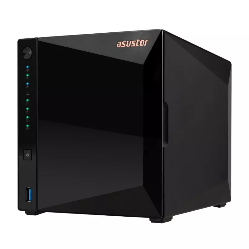 Asustor DRIVESTOR 4 Pro Gen2 AS3304T V2 NAS Realtek RTD1619B 2 GB DDR4 ADM preto