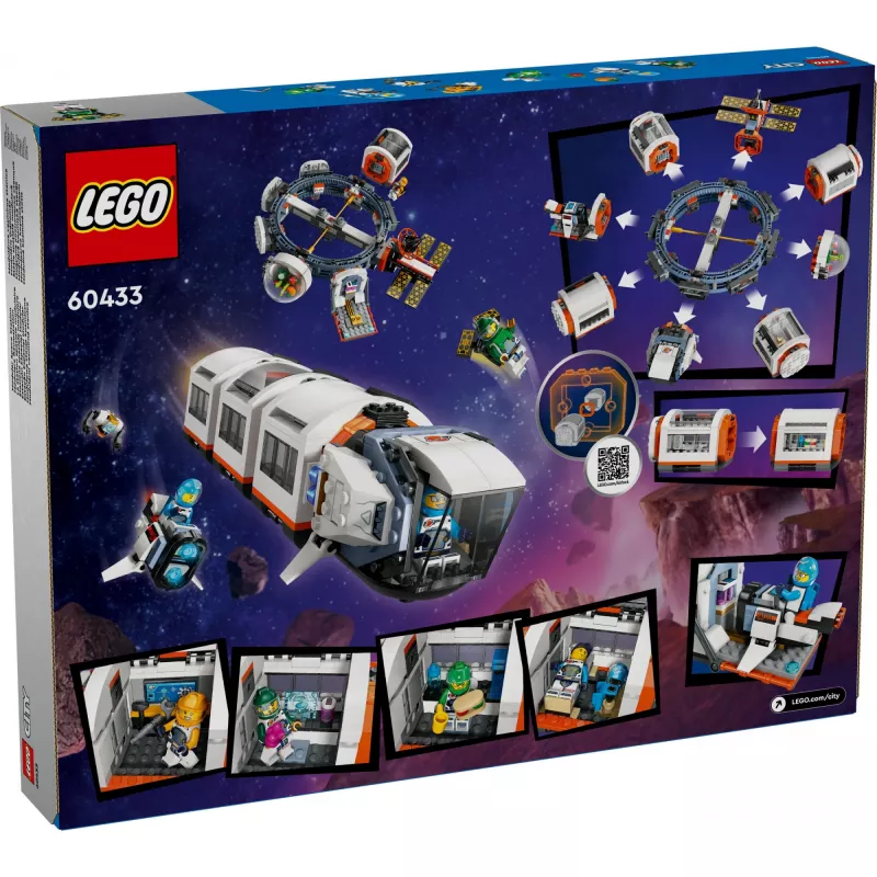 LEGO CITY 60433 ESTAÇÃO ESPACIAL MODULAR