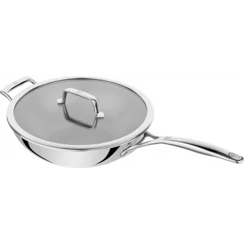 Wok ZWILLING Peak 30 cm, aço inoxidável 18/10, adequado para indução
