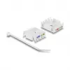 Delock 90799 Módulo Keystone RJ45 para LSA Cat.6 UTP, sem ferramentas, com tampa anti-poeira, branco/preto