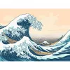 Conjunto de pintura Ravensburger CreArt ART Collection A Grande Onda Hokusai 23690 — Conjunto artístico de pintar por números