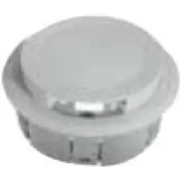 Tomada de chão Bachmann Easy-Outlet 930.099, prateado, montagem embutida no chão