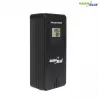 GreenBlue GB526 estação meteorológica digital sem fios com relógio DCF, ecrã a cores, temperatura interior e exterior, humidade, pressão, previsão do tempo, fases da lua, preta