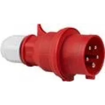 Ficha CEE AS Schwabe 61425 — 5 polos 400V, IP44, vermelho