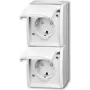Busch Jaeger 20-02 EBW-54 Tomada CEE 7/3 Branco (2084-0-0722)
