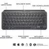 Logitech MX Keys Mini - Teclado - retroiluminado - Bluetooth - QWERTZ - Layout suíço - Graphite (920-010485)