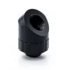Conector rotativo de 45° BitsPower Artemis — preto mate