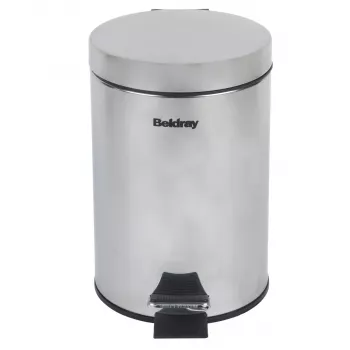 Balde de pedal Beldray LA038098SSAFEU7 3 litros fecho suave aço inoxidável