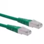 ROLINE Cabo de rede S/FTP-(PiMF-) Cat.6, Verde, 2m (21.15.1343)