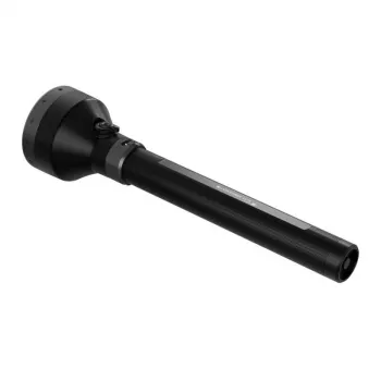 Lanterna de mão Ledlenser P21R preta recarregável LED, 1000 lm, IP68, pilha 32700, feixe de 1100 m
