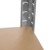 Estante de armazém GreenBlue GB378 metal galvanizado 5 prateleiras, aço galvanizado, 900×400 mm, máx. 75 kg por prateleira