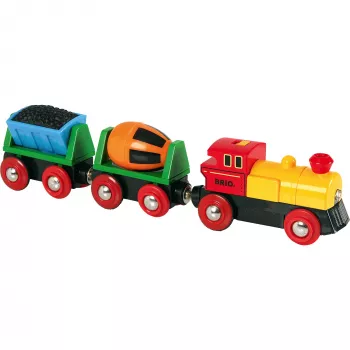 World Comboio com locomotiva a pilhas, veículo de brincar