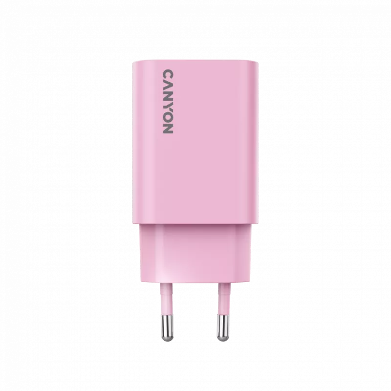 Carregador CANYON OnCharge 30CL Max Power 30W 1xPD EU rosa