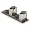 Conversor DeLOCK M.2 2280 Key B+M macho para 8 x SATA