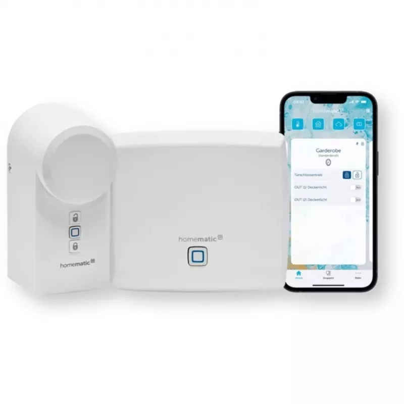 Conjunto de acesso mini HomeMatic IP HmIP-SK25 conjunto de controlo smart home sem fios para gestão de acessos