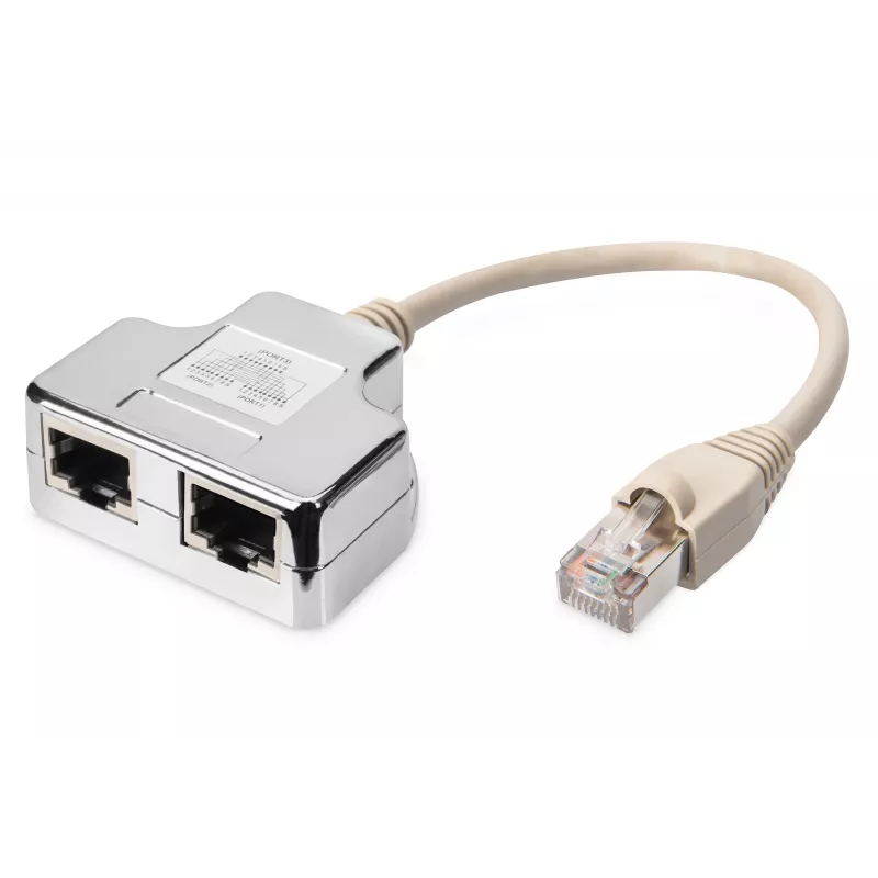 Adaptador de cabo de patch Digitus CAT 5e blindado 1:1