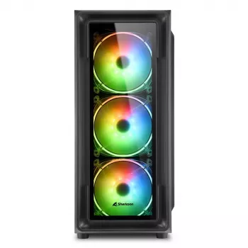 Caixa de PC Sharkoon TK4 RGB Midi Tower Preta