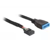Cabo USB interno DeLOCK 83776 0,45 m macho para fêmea