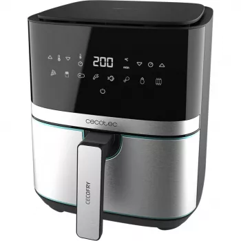 Fritadeira de ar quente CECOTEC Cecofry Full Inox Pro 5500 Pro com acessórios