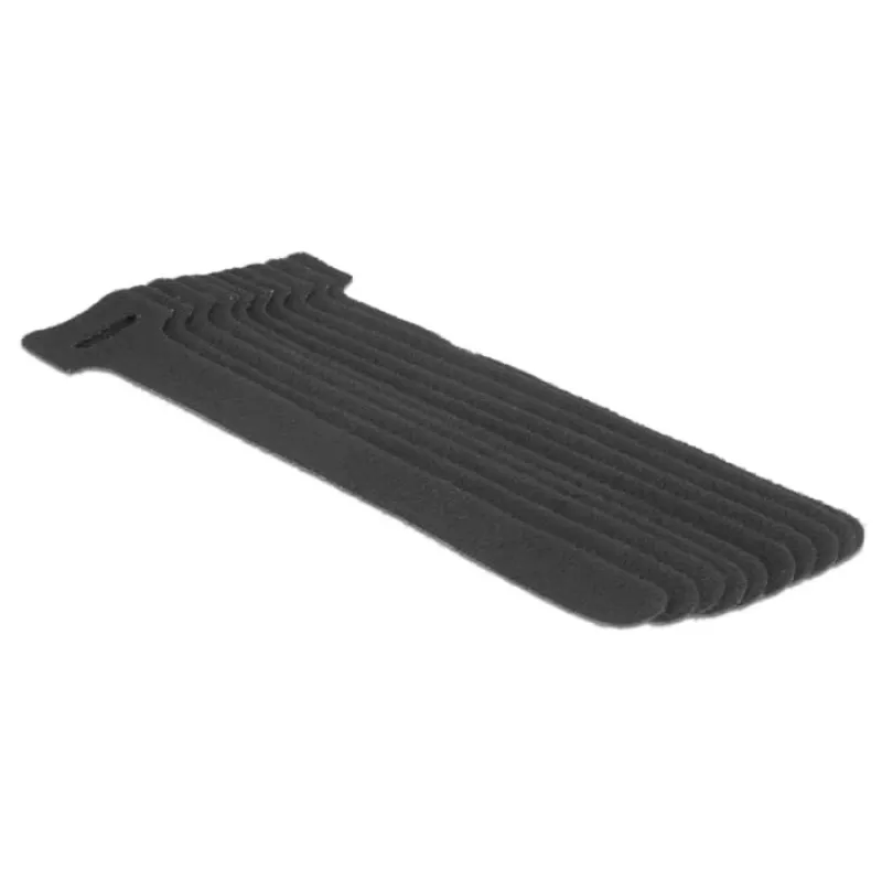 Fecho de velcro DeLOCK 18686 Preto 10 unid.