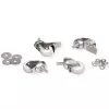 Rodízios giratórios para armário de parede ROLINE, caixa de aço, capacidade de carga 250 kg, pack de 4