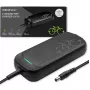 Carregador rápido Qoltec para trotinete elétrica e e-bike 36V | 42V | 2A | 5,5*2,5 | à prova de água + cabo de alimentação