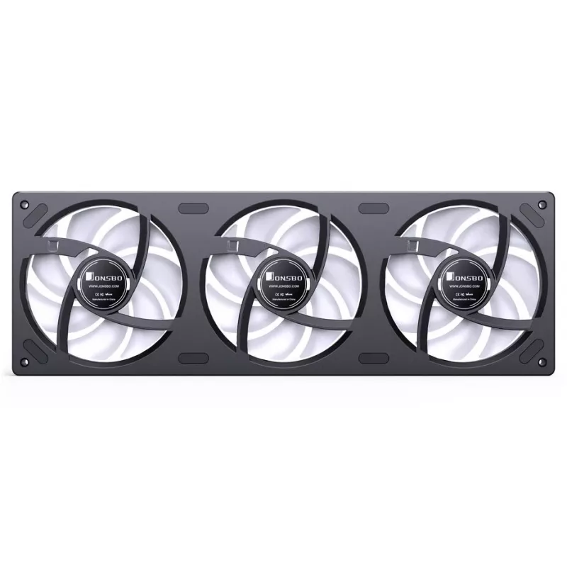 Ventoinha para radiador de refrigeração Jonsbo ZB-360 Reverse Blade PWM ARGB 360mm preto