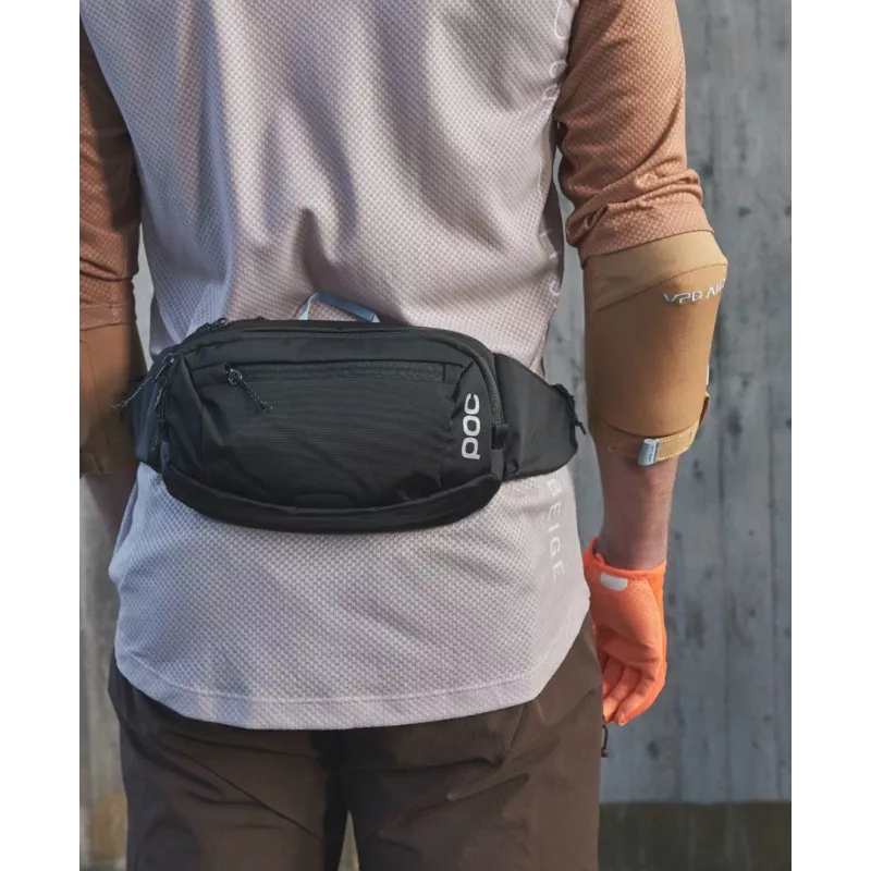 Bolsa de cintura POC Lamina Hip Pack, 2 L, Preto (Uranium Preto), Unissexo