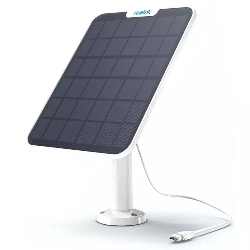 Painel solar Reolink 2 câmara a bateria 6W USB Type-C IP65