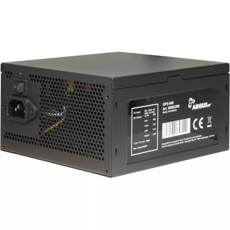 Fonte de alimentação Inter-Tech ArgusNT GPS-900 900W 80+ Gold