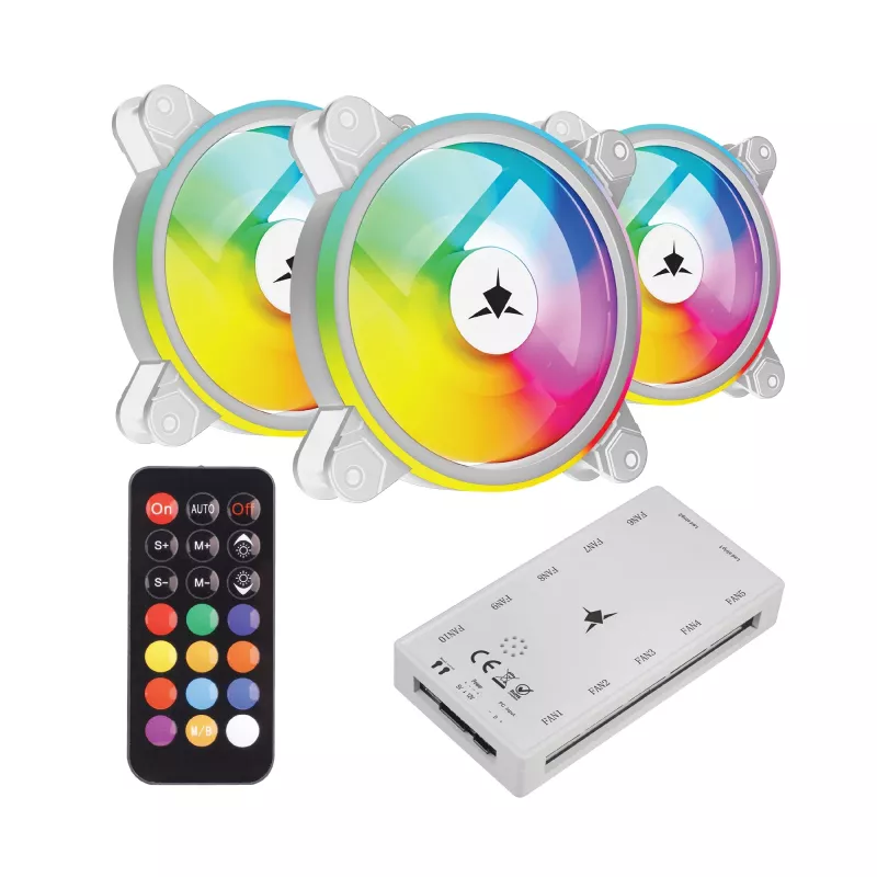 Conjunto de iluminação ARGB White Shark Nebula-2 5V RGB (modelo NEBULA-2-W)