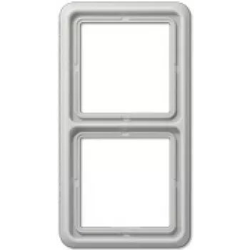 JUNG CD 582 LG - cinzento - duroplasto - sem parafusos - JUNG - 81 mm - 152 mm