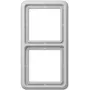 JUNG CD 582 LG - cinzento - duroplasto - sem parafusos - JUNG - 81 mm - 152 mm