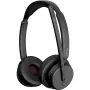 Epos Impact 500, Headset bináurico (bilateral), Bluetooth ANC, certificado MS Teams, incl. dongle USB-C com adaptador USB-A