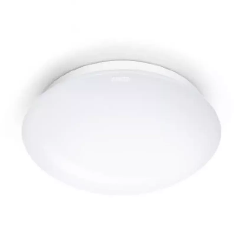 Plafonier Steinel RS 16 L, casquilho E27, 100 W, branco, redondo, Ø 27,5 cm, altura 95 mm, detetor de movimento