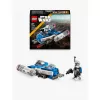 LEGO Star Wars Captain Rex Y-Wing Microfighter Peça de colecionador – Brinquedo de nave espacial das Guerras Clônicas com uma minifigura de personagem para meninos a partir dos 6 anos