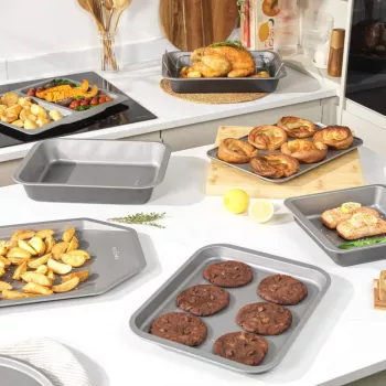 Acessório de cozinha Salter Chip Tray BW13672 antiaderente, adequado à máquina de lavar louça