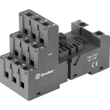 FINDER S.p.A. base de relé 92030 preto (92030)